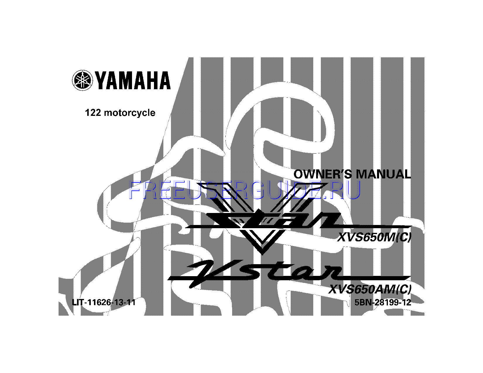 Read online Owner's Manual for Yamaha 2000 V Star Custom (Page 1)