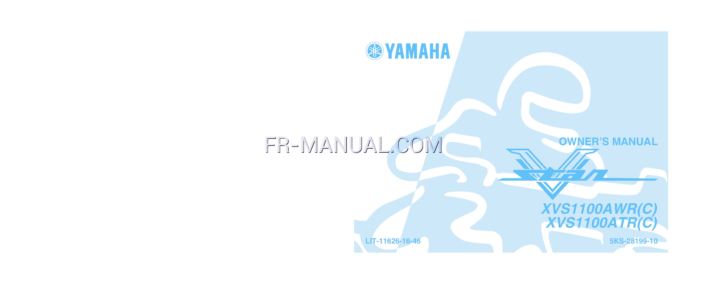 Read online Owner's Manual for Yamaha 2003 V Star 1100 Classic (Page 1)