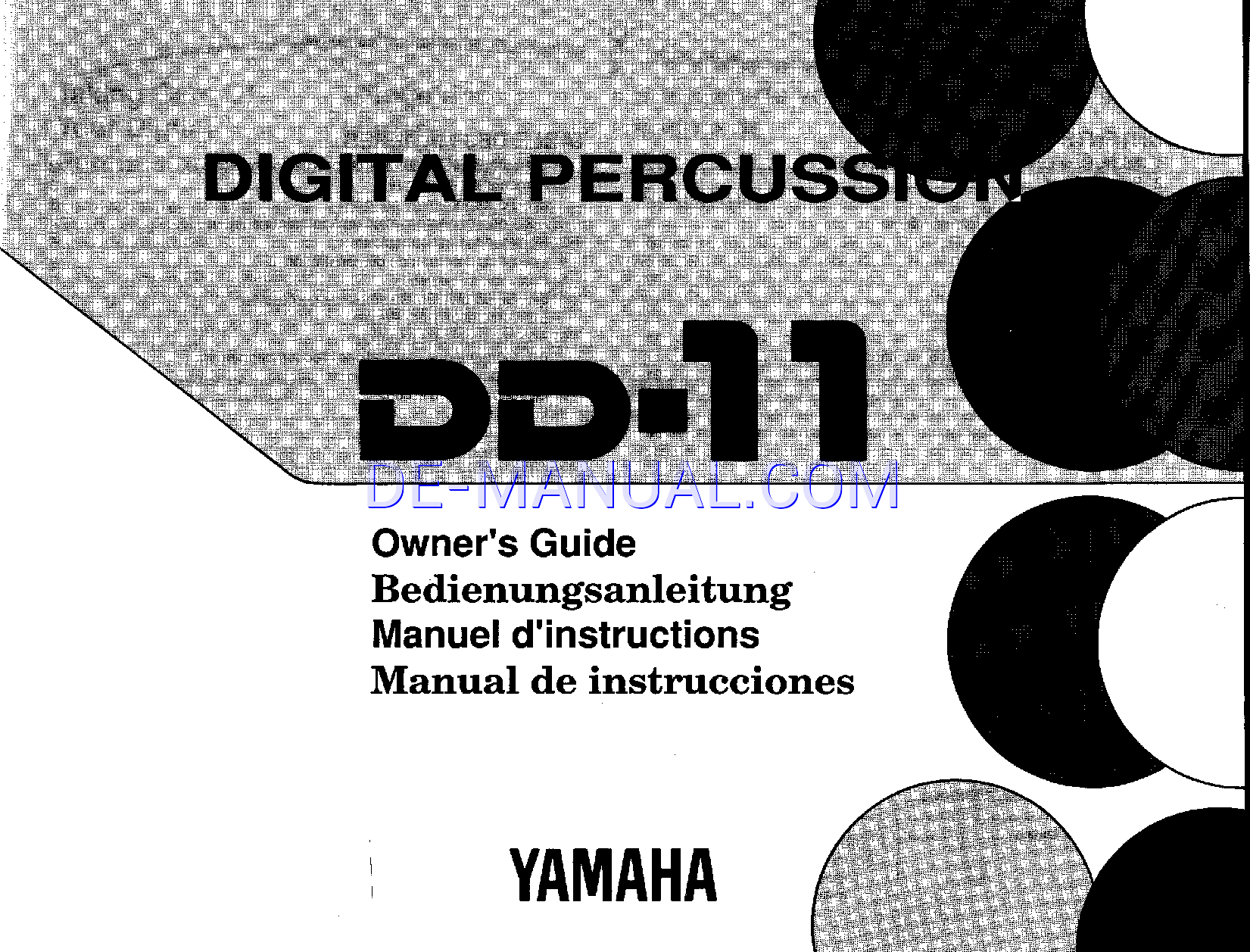 Read online Owner's Manual for Yamaha DD-11 (Page 1)