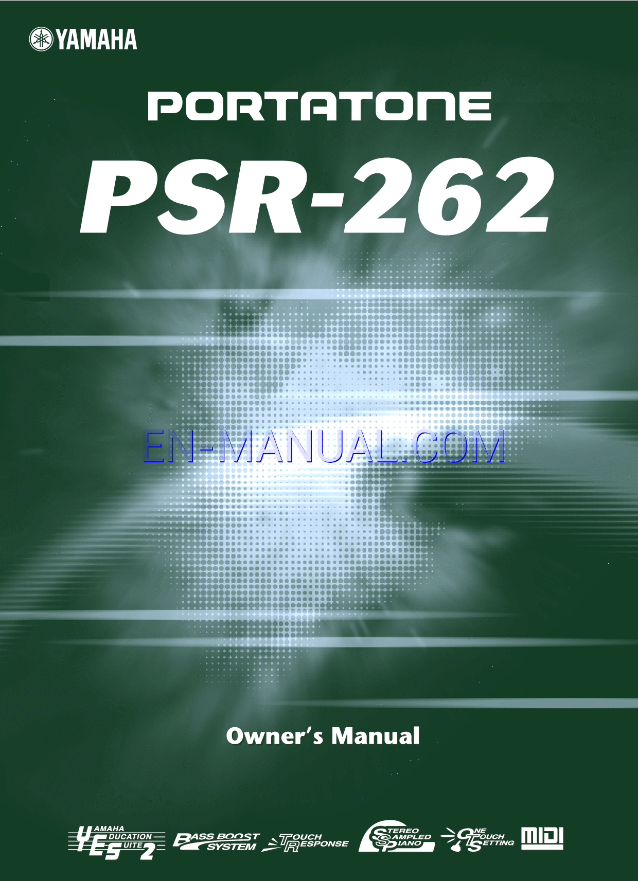 Read online Owner's Manual for Yamaha psr-262 (Page 1)