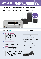 Home Theater System Yamaha YHT-185 Data Sheet