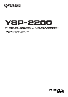 Projectors Yamaha YSP-2200 User's Manual